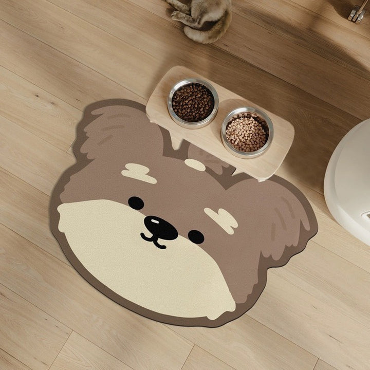 Cute Dog-Themed Area Mat