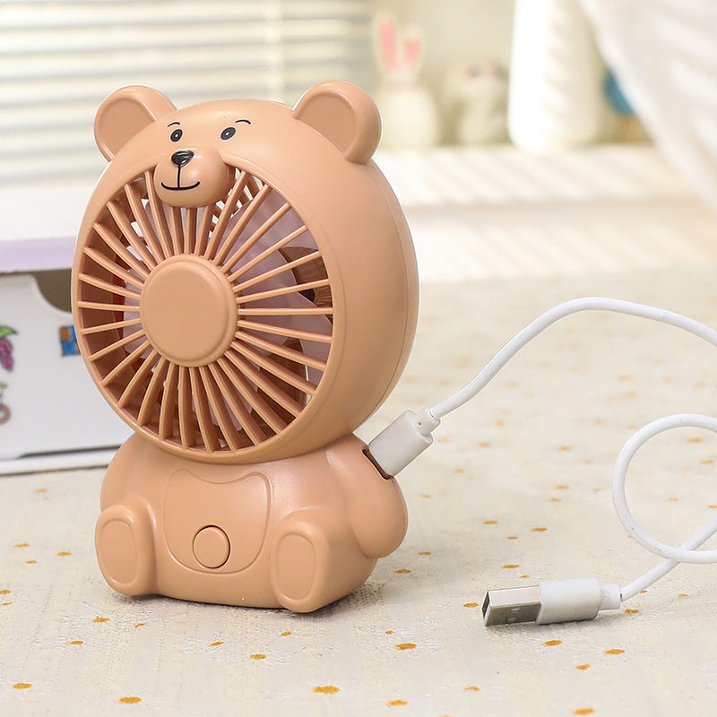 Ladies USB table fan in bear design Kalsten