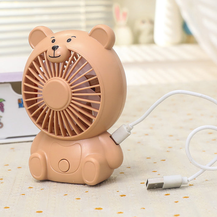 Ladies USB table fan in bear design Kalsten