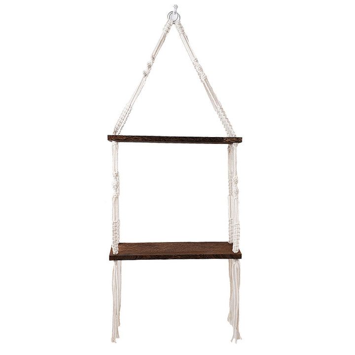 Macramé Floating Shelf Organizer Kalsten