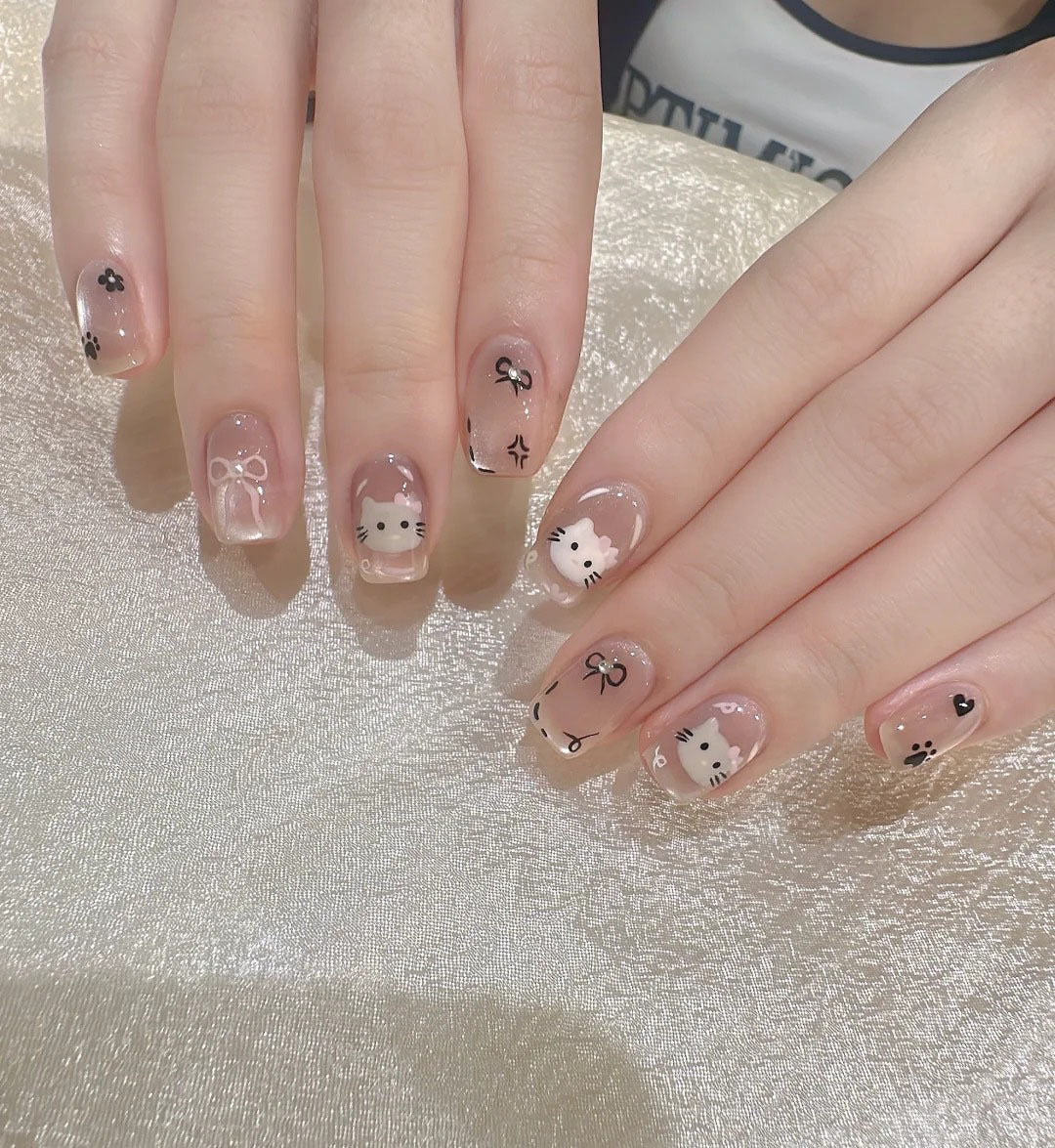 Artistic Long Stiletto Press-On Nail Set Kalsten