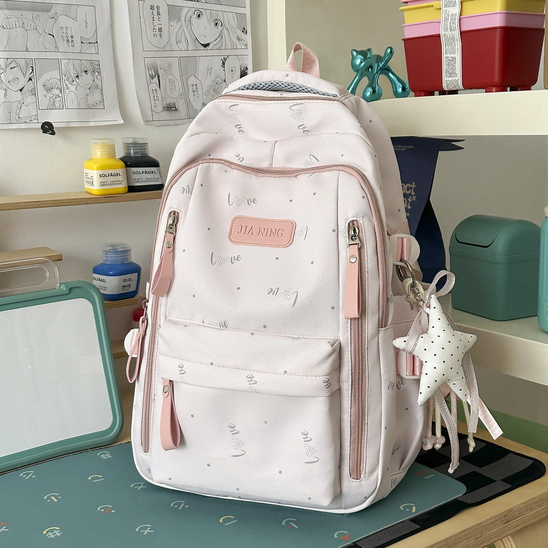 Stylish Love-Embellished Backpack Kalsten