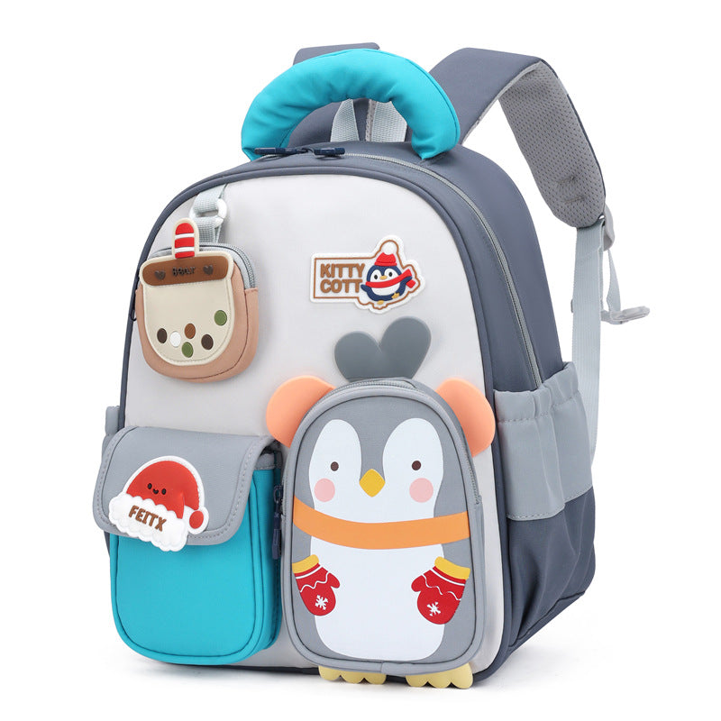 Children's Playful Character Design School Backpack