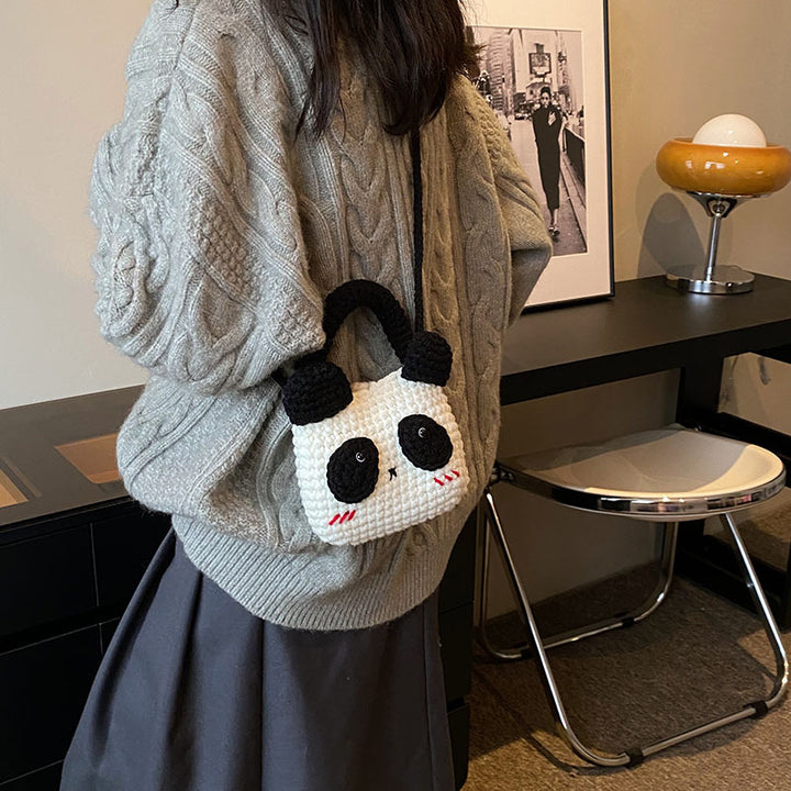 Cute Panda Character Mini Backpack