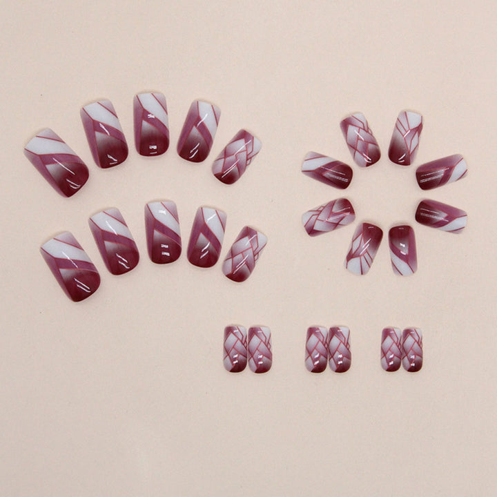 Artistic Geometric Nail Art Extensions Kalsten