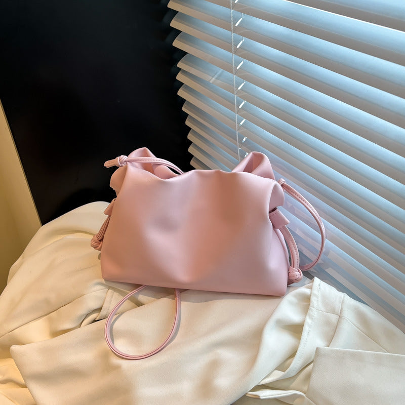 Minimalist Knotted Handheld Satchel