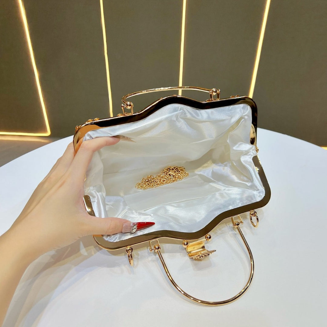 Ornamented Vintage-Inspired Evening Bag