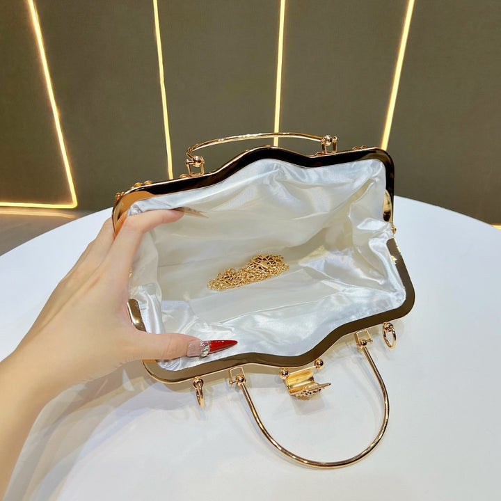 Ornamented Vintage-Inspired Evening Bag