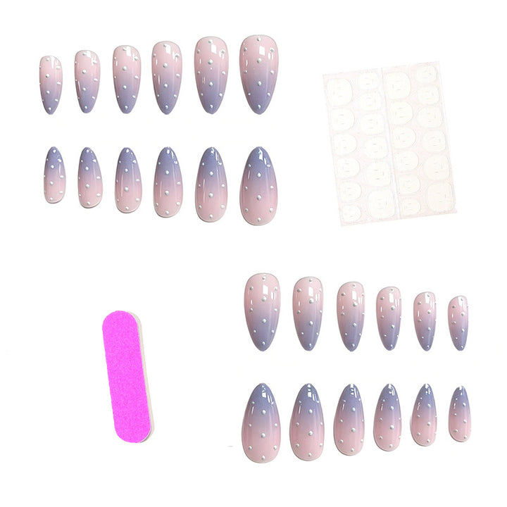 Elegant Polka Dot Long-Lasting Gel Nail Art Kalsten
