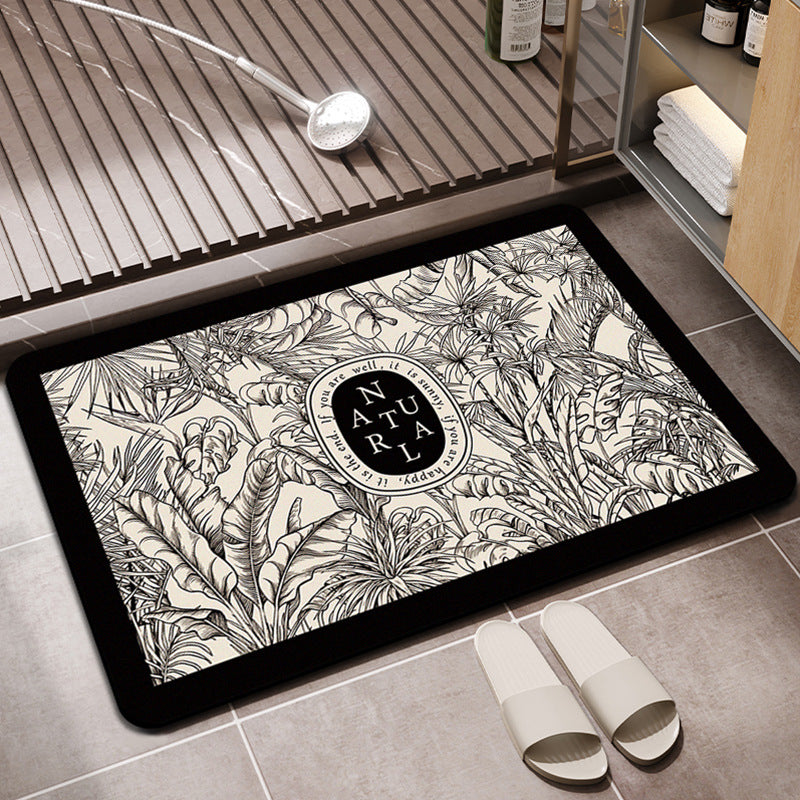 Inspirational Quote Bath Rug