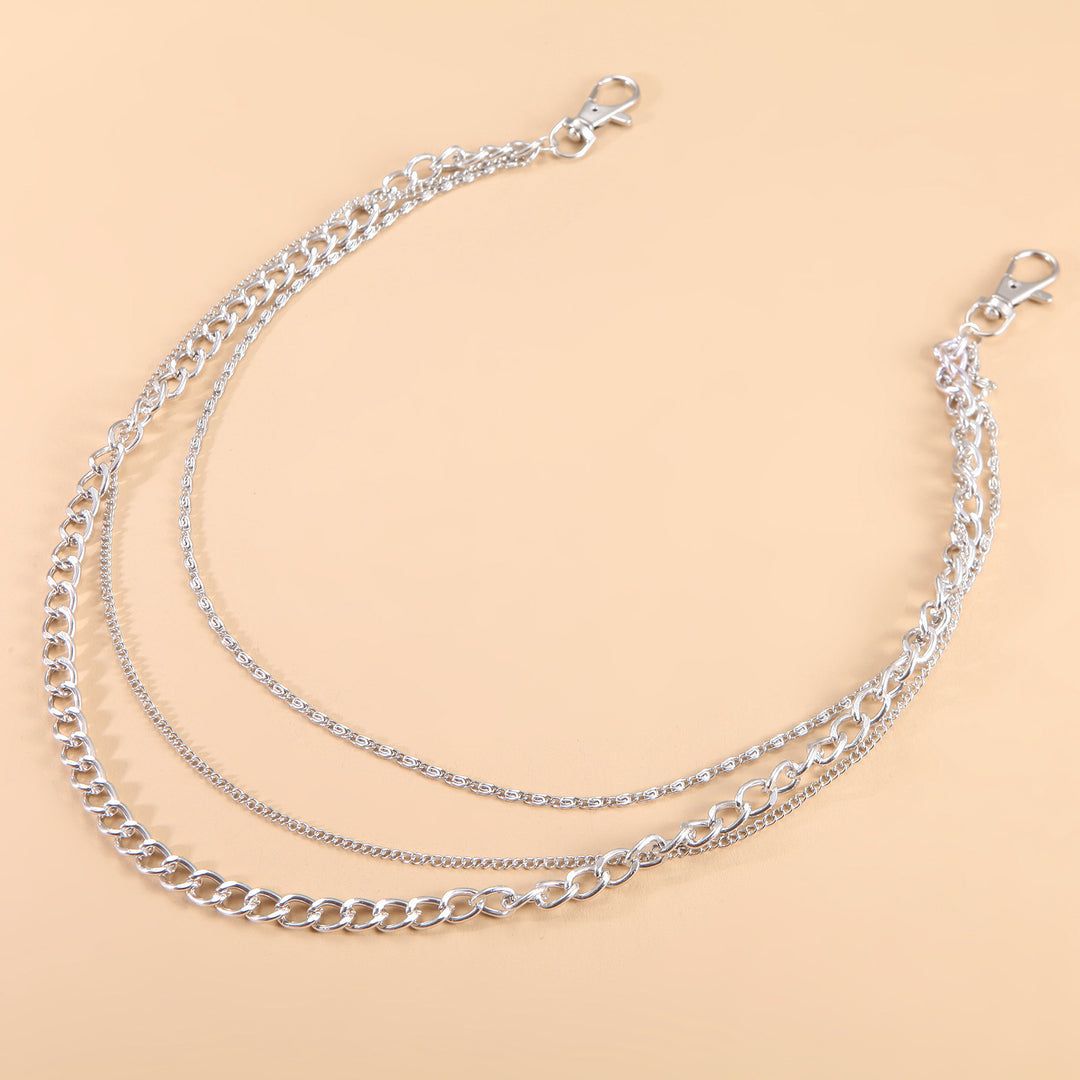 Multi-Strand Layered Chain Necklace Kalsten