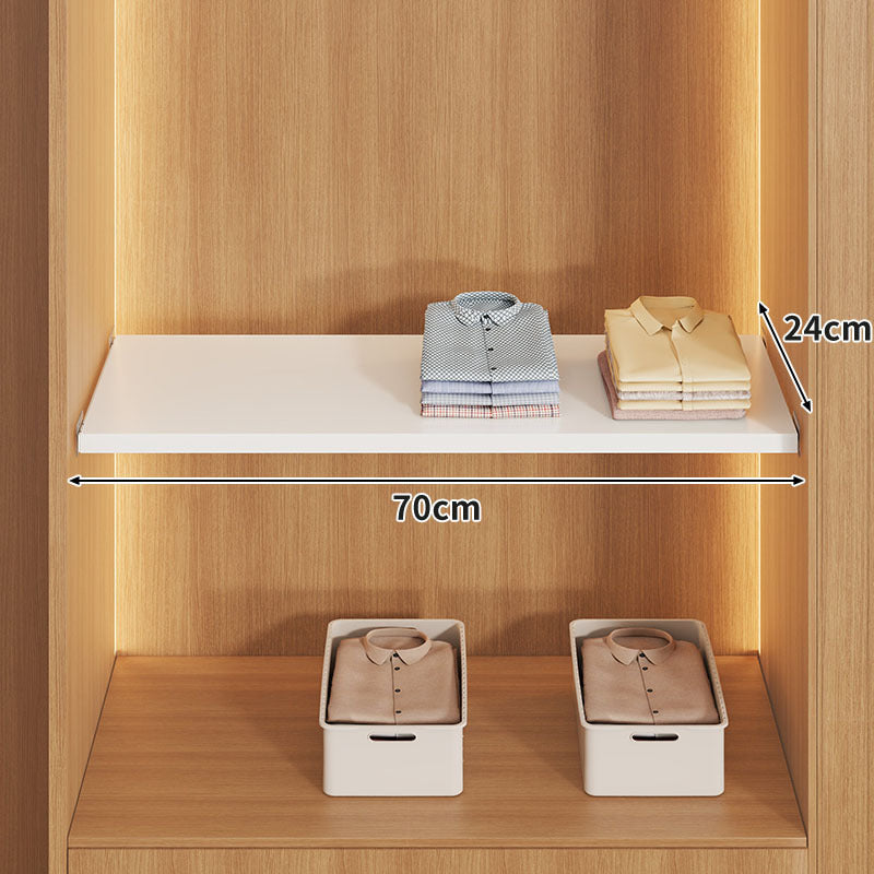 Expandable Hinged Closet Shelf Board
