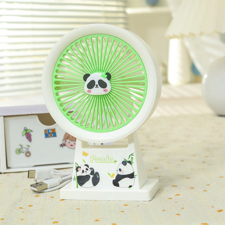 Ladies Portable Mini Fan with Cute Panda Design Kalsten