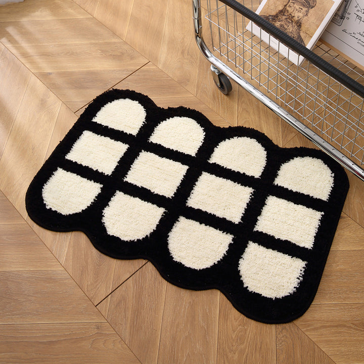 Heart-Shaped Decorative Bath Mat Kalsten