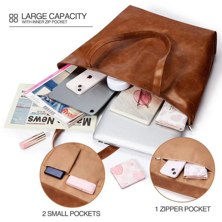 Elegant and Versatile Handbag Made of Artificial Leather Kalsten