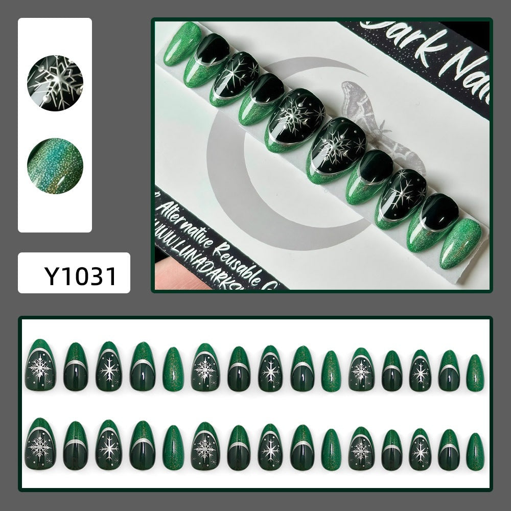 High-quality artificial nails in winter design Kalsten