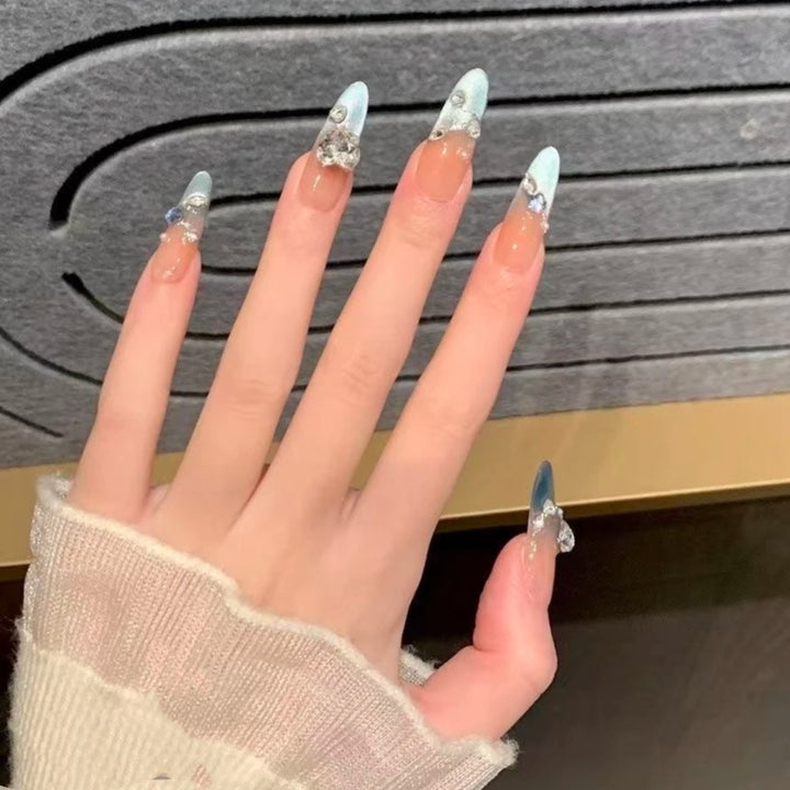 Elegant Ombre Stiletto Nail Extensions