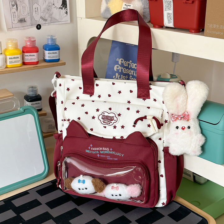 Stylish Water-Resistant Star-Patterned Backpack Kalsten