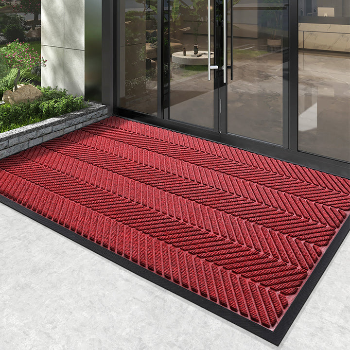 Herringbone Pattern Entrance Mat Kalsten