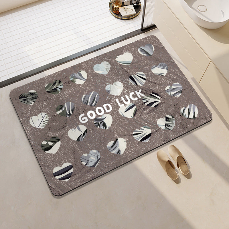 Decorative Motivational Bath Mat Kalsten