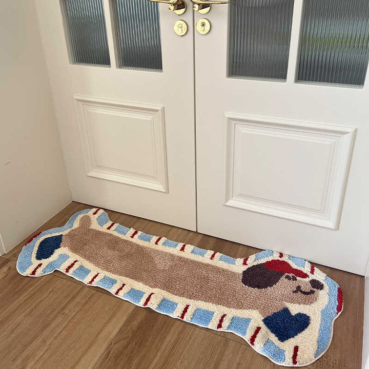 Decorative Dog Bone Shaped Kalsten Rug