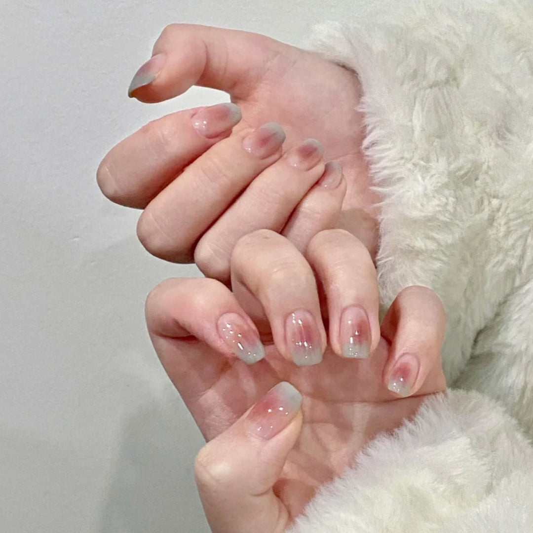 Transparent Ombre Press-On Nails