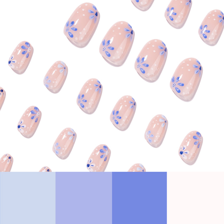 Artful Nail Art with Floral Patterns Kalsten