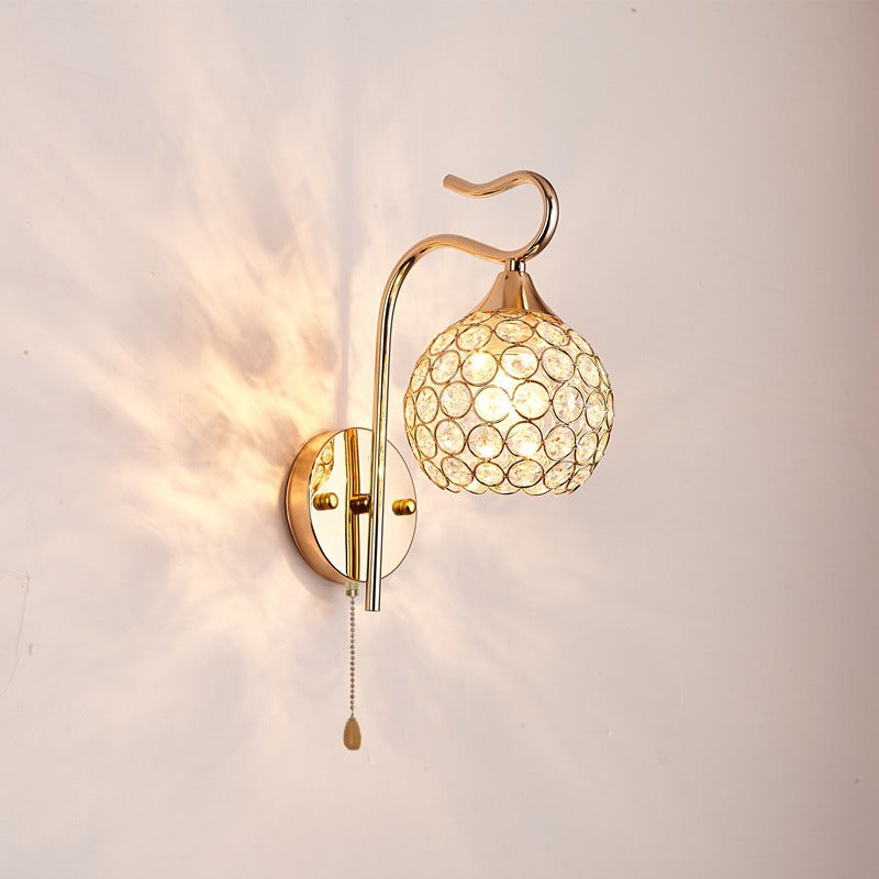 Elegant Crystal Wall Sconce