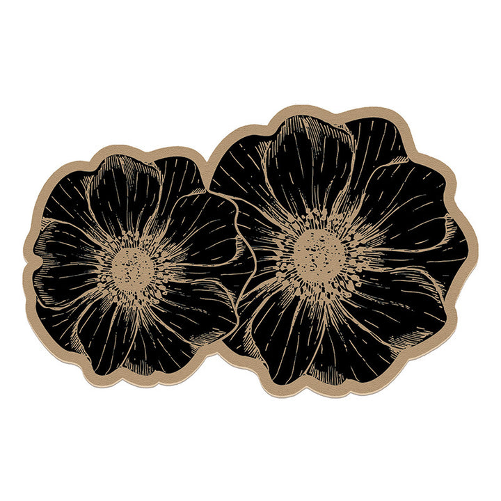 Floral Print Bath Mat Kalsten