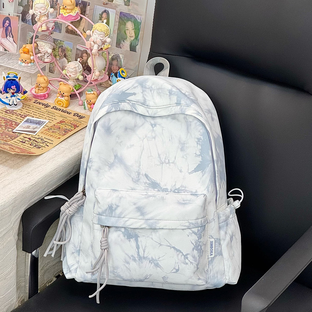 Trendy Tie-Dye Patterned Backpack Kalsten