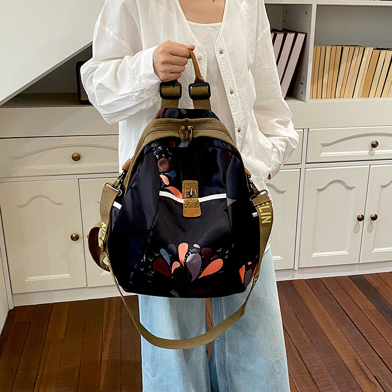 Artistic Floral Drawstring Backpack Kalsten