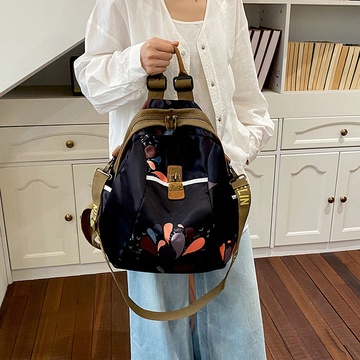 Artistic Floral Drawstring Backpack Kalsten