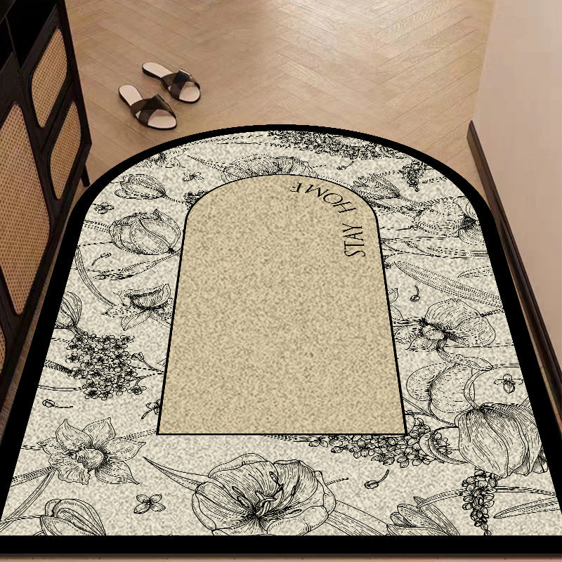 Elegant Textured Welcome Mat