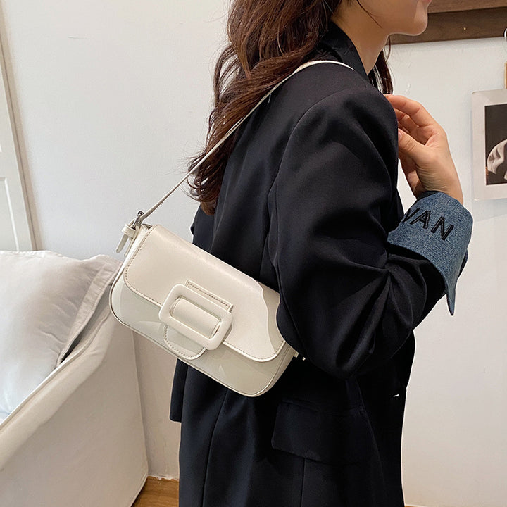 Structured Leather Crossbody Bag Kalsten