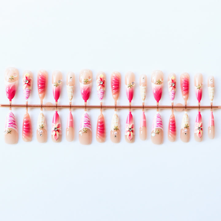 Floral Design Nail Art