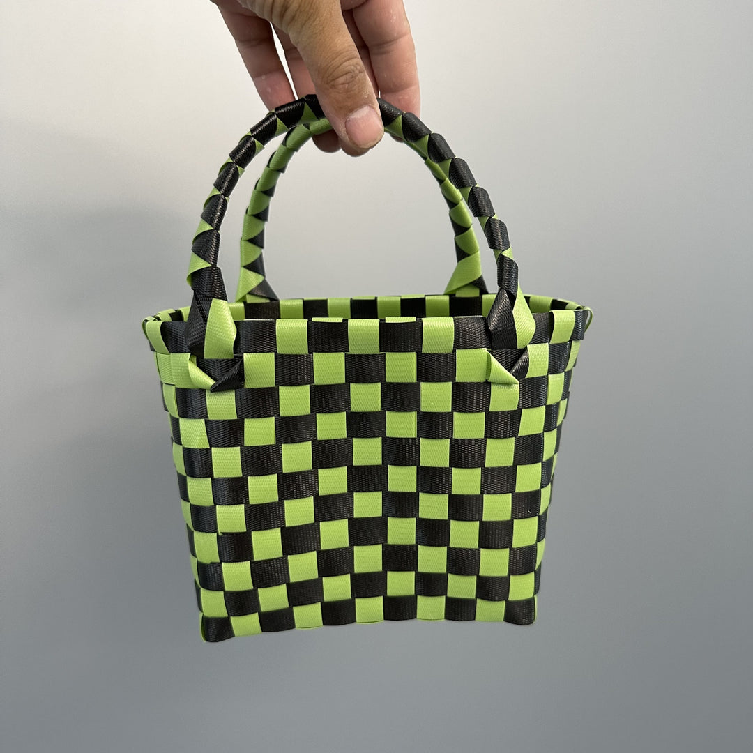 Playful and Colorful Basket Bag Kalsten