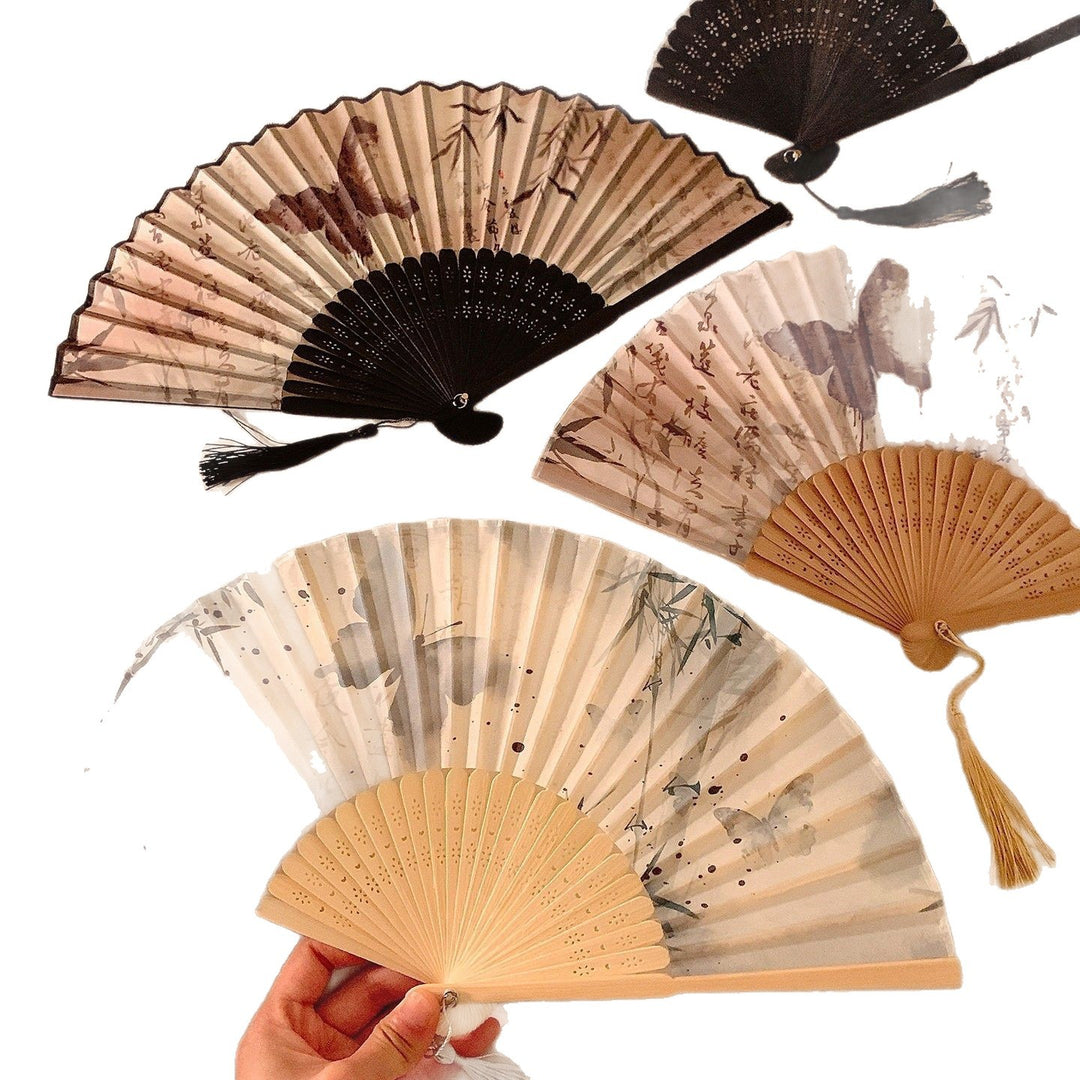 Handcrafted fan with elegant butterfly design Kalsten