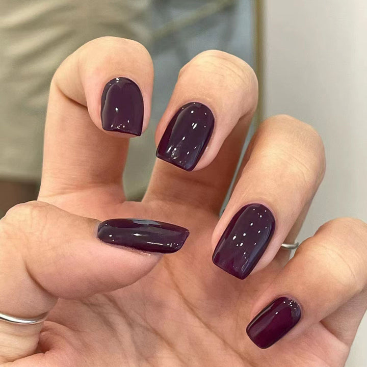Elegant Square Press-On Nail Set