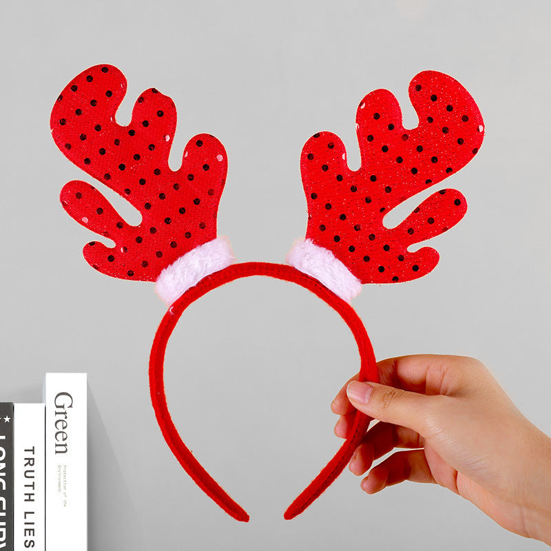 Festive Reindeer Antler Headband