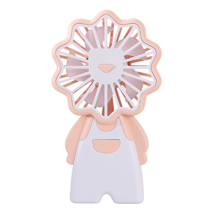 Ladies Portable Hand Fan in Cute Lion Design Kalsten