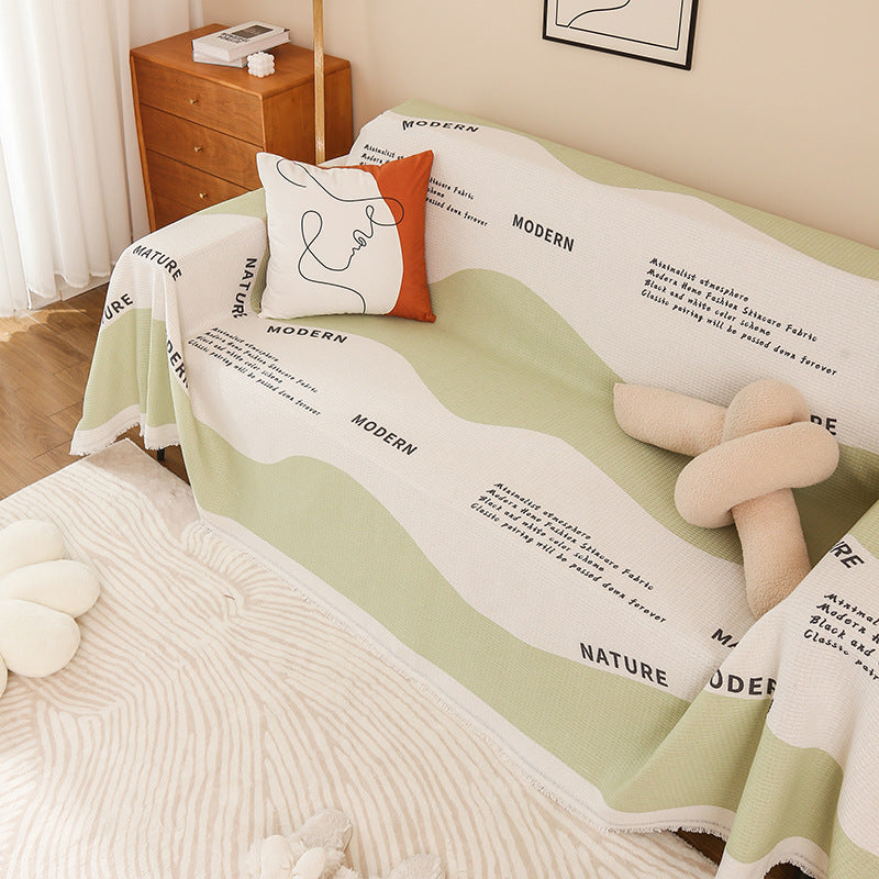 Premium Textured Sofa Throw Cover