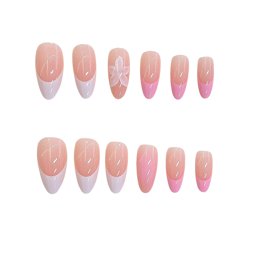 Artistic Floral Press-On Nail Design Kalsten