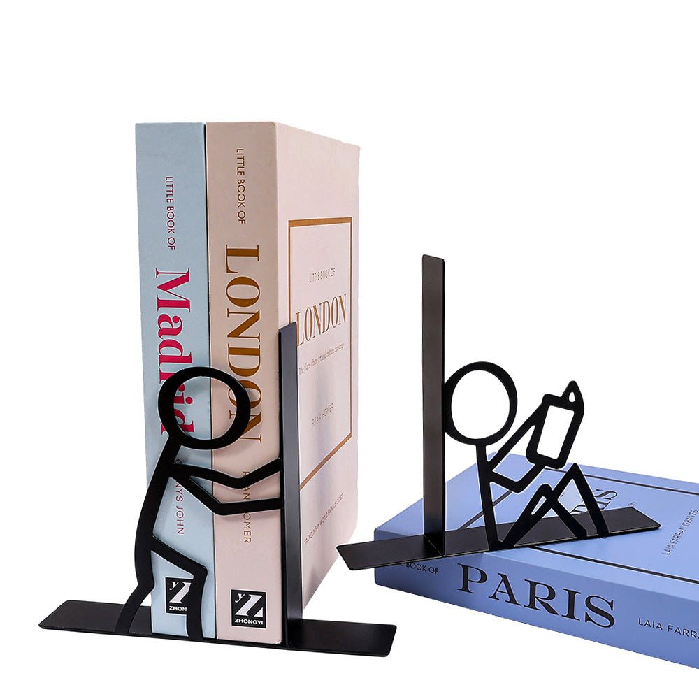 Fun Stick Figure Bookends
