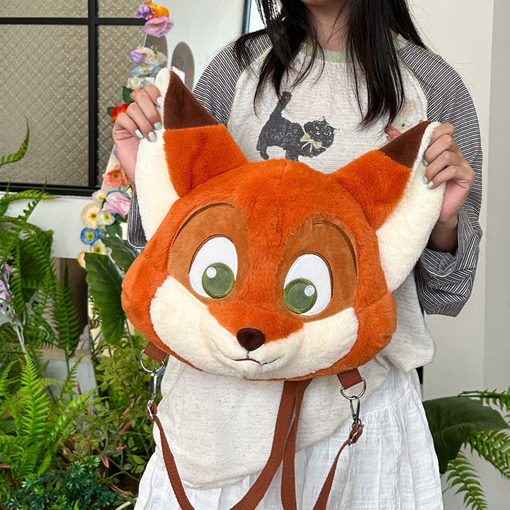 Plush backpack with cute fox design Kalsten