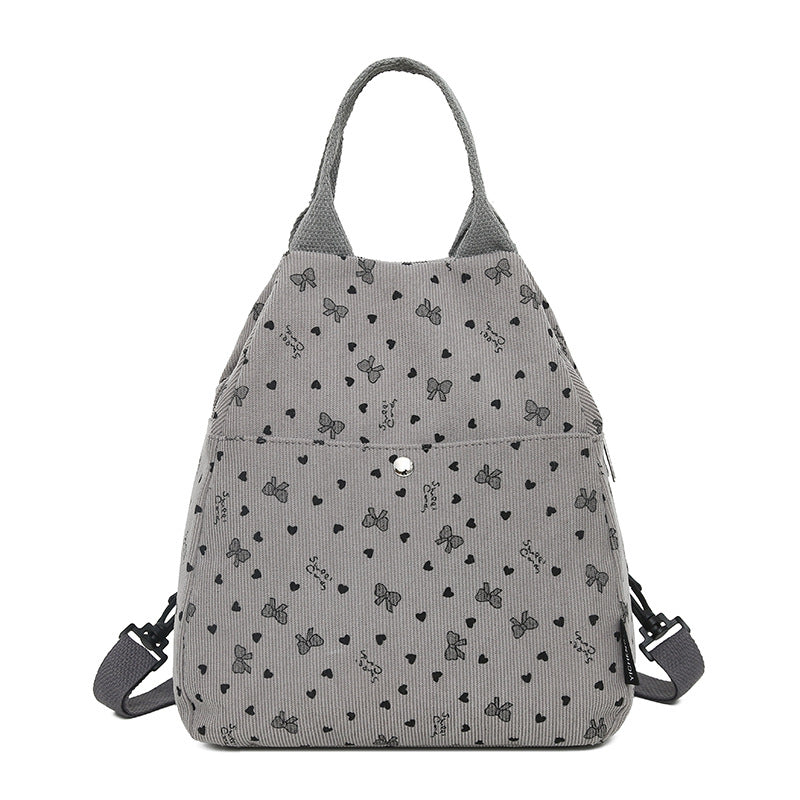 Cord Backpack with Playful Designs Kalsten