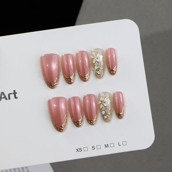 Floral Luxury Press-On Nail Set Kalsten