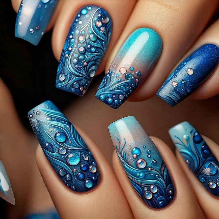 Artificial nails in elegant water design Kalsten