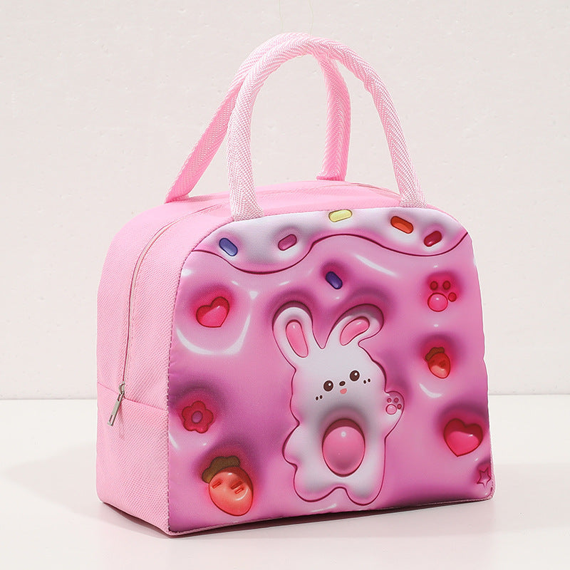 Cute Cartoon-Themed Lunch Tote