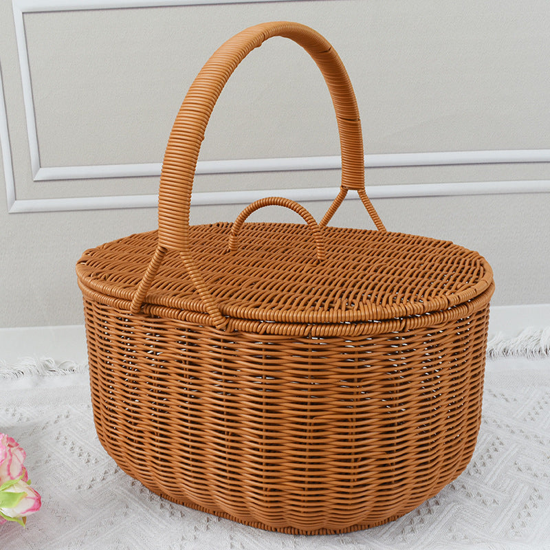 Artisan Woven Picnic Basket Kalsten