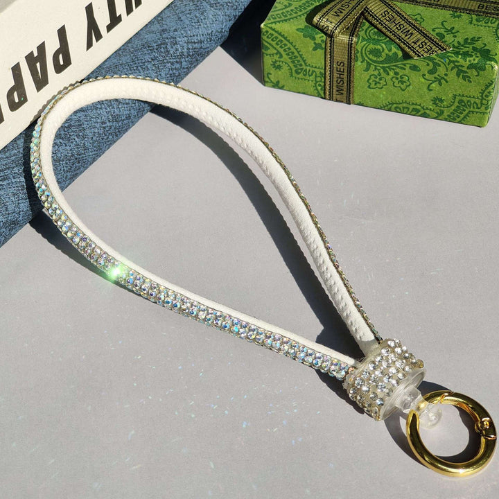 Sparkling Rhinestone Phone Lanyard Kalsten